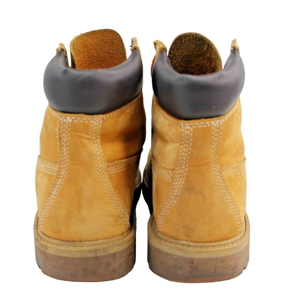 Timberland Youth Size 4.5 M Waterproof Leather Wheat Classic 6 inch Work Boots - Picture 5 of 7